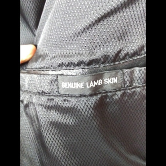 Adler Collection Lamb Skin Jacket Black Size Small - Picture 4 of 7